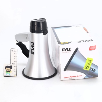 Pyle Megafon se sirénou, signální klakson – Sirénový megafon – Mini megafon pro děti a dospělé 20W,