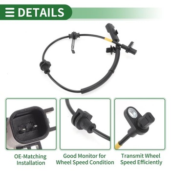 INFINAUTO Snímač otáčok kolesa s ABS pre Ford Mondeo 2013-2017 (1 kus)