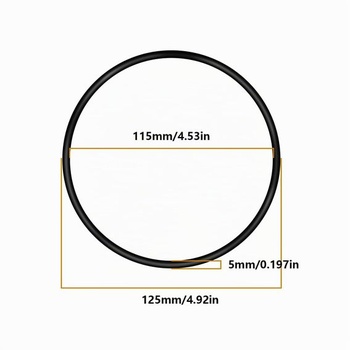 Sada 4 O-kroužků na víko pískového filtru P6563 (125x115x5 mm) - Kompatibilní s Bestway Flowclear