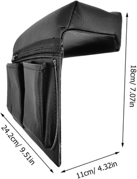 Loketní opěrky do dveří automobilu vyrobené z odolné kůže, ergonomicky tvarované s praktickými