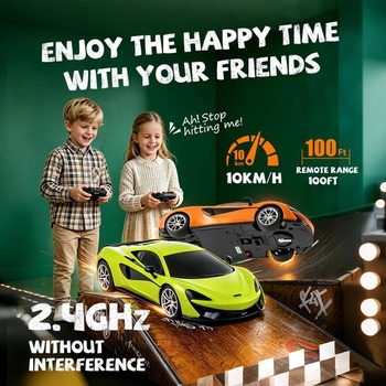 McLaren 570S oficiálne licencované auto na diaľkové ovládanie 1:24 2,4 GHz F1 RC auto zelené závodné