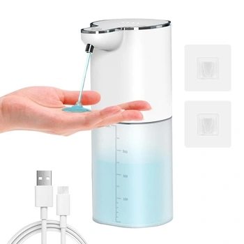 Automatický nástenný dávkovač mydla, Gcstnn 400ml dávkovač…