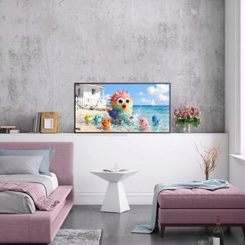 Reofrey 1000dílné puzzle - Ocean Chick Party, speciální tvar puzzle pro dospělé, 41x80cm, nemožné