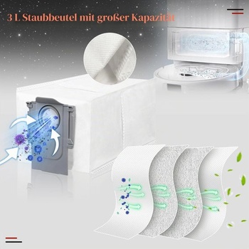 Súprava príslušenstva pre robotické vysávače Roborock Qrevo S Pro/QV 35A / QV 35S, 1 hlavná kefa, 4