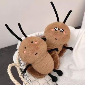 NatureMan Plyšová hračka šváb 24,8 cm, Plyšový šváb, Mäkké plyšové zvieratko, Hračka, Škaredý,