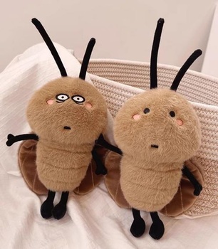 NatureMan Plyšová hračka šváb 24,8 cm, Plyšový šváb, Mäkké plyšové zvieratko, Hračka, Škaredý,