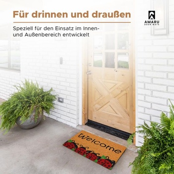 Kokosová lienková rohožka AMARU DOOR MATS