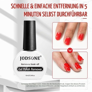 JODSONE 2 x 10ml odlakovač na gélové nechty, čistič gélových nechtov, odlakovač, odlakovač na gélové