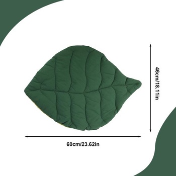 Chladivá podložka pre domácich miláčikov, podložky v tvare listu 60x46 cm, priedušné upokojujúce