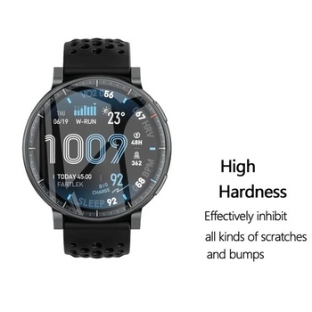 Anoowkoa 4dielna sada ochranných fólií na displej pre Amazfit Active MAX 48mm [netvrdené sklo],