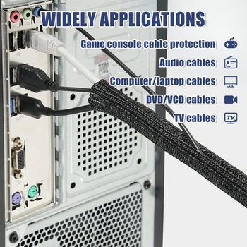 Kabelový plášť Flintronic, 3M samouzavírací kabelový plášť, flexibilní tkaný kabelový plášť, správa