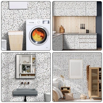 Arthome Lepiaca mramorová fólia, samolepiaca tapeta, samolepiaca vodeodolná vinylová dekoratívna fólia