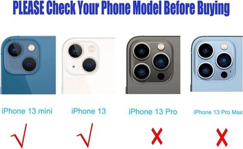 Šošovka zadnej kamery 13/13 Mini, Náhrada za sklo zadnej kamery pre iPhone 13/iPhone 13 Mini s