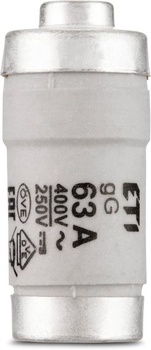 REV Neozed, poistka D02/E18 63A, 10 kusov, 250VDC / 400VAC, sivá