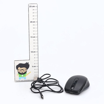 Seeda Bezdrôtová myš LED, Dobíjacia bezdrôtová myš s Mouse Jiggler, Tichá 2,4G USB bezdrôtová myš