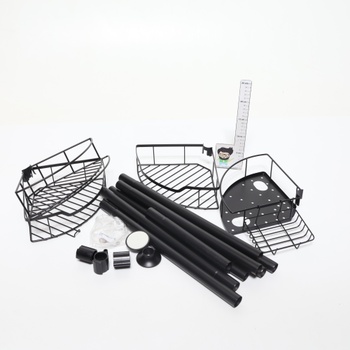 Teleskopický regál PureJoy 81–312 cm čierna