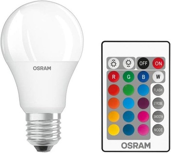 LED žiarovka OSRAM STAR+ RGBW s päticou E27
