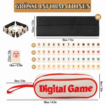 Sada žolíkov, cestovná hra Rummy Cup, pre 2 až 4 hráčov, klasická hra