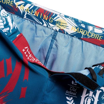 Hardcore Training MMA Fight Shorts Pánské BJJ No Gi Grappling Kampfsport M Tyrkysově modré