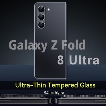 1dielna ochranná fólia na fotoaparát pre Samsung Galaxy Z Fold 8 Ultra, priehľadná.
