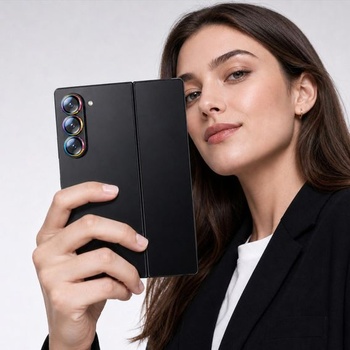 1dielna ochranná fólia na fotoaparát pre Samsung Galaxy Z Fold 8 Ultra, priehľadná.