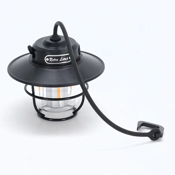 Kempingová lampa Beuaati dobíjacia, retro