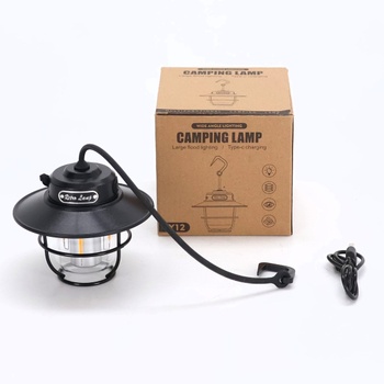 Kempingová lampa Beuaati dobíjacia, retro