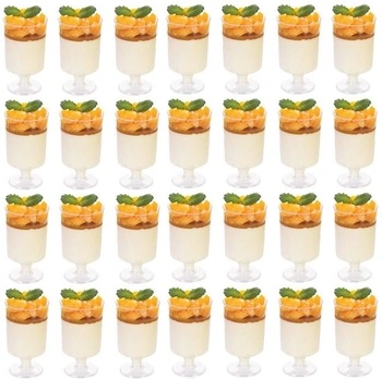 KAHEIGN 60 ks mini dezertných téglikov, 100ml plastové…