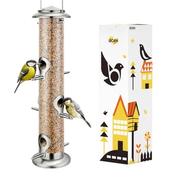 IBorn Vtáčie krmítko - 38,1 cm kovové krmítko so 6…