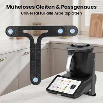 Posuvná doska GEEKHOM pre príslušenstvo Thermomix TM7 vrátane dosky s držiakom špachtle a ochranným