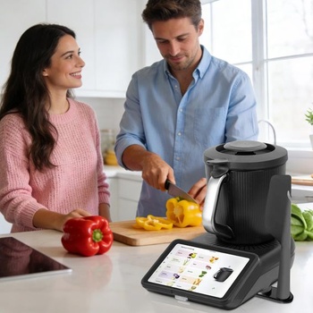 Posuvná doska GEEKHOM pre príslušenstvo Thermomix TM7 vrátane dosky s držiakom špachtle a ochranným