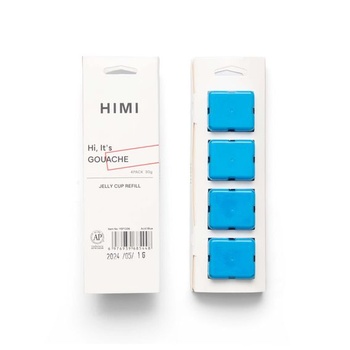 Náhradné tégliky do kvasu HIMI, 4 kusy, 30 g, monochromatické farby pre umelcov i amatérov, jedinečný
