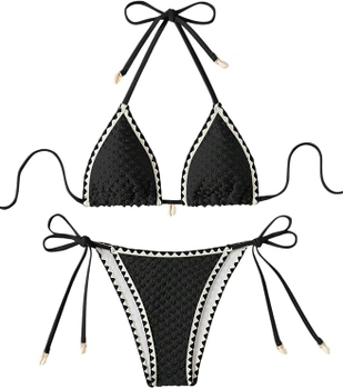 Dámske bikiny GORGLITTER 2dielne vel.L čierna