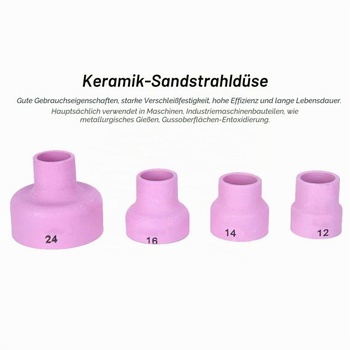 Zváracie zariadenia pre keramické nástavce trysiek, klieštiny TIG, keramické trysky, horáky TIG,