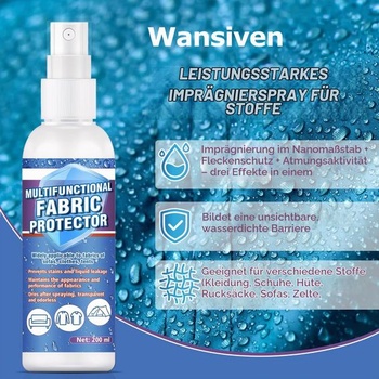 Wansiven Impregnační sprej, Impregnační sprej na textil 200 ml – Výkonný impregnační sprej s