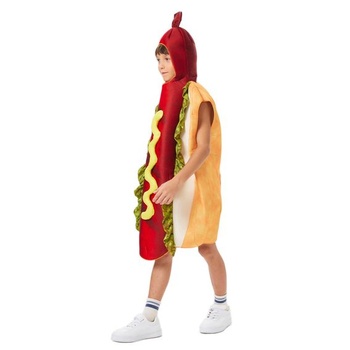 3D kostým hot dogu pre deti i mužov, maskot hot dog, jednodielny kostým rožku s klobásou na