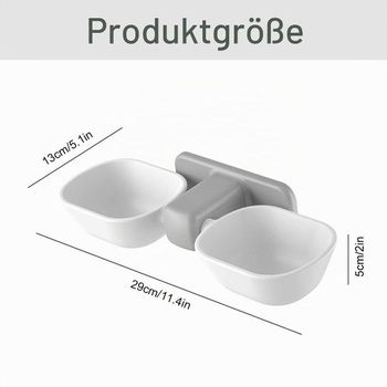 Miska na kŕmenie pre mačky, misky pre mačky, miska pre mačky, dvojitá miska pre mačky, misky na