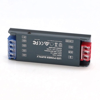 Napájací zdroj KSIBNW 12V 8,33A 100W LED transformátor, transformátor 230V na 12V, extra tenký