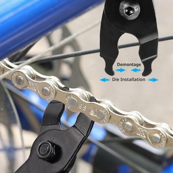 Nástroj na reťaze bicyklov HUYUE s kliešťami na reťaze, kliešťami na poistku reťaze, čistiacim