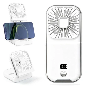 Mini ventilátor, ručný ventilátor s dobíjacou batériou,…