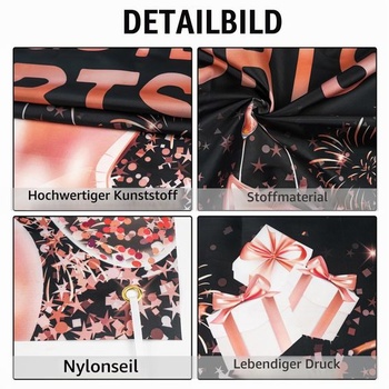 Banner k 13. narodeninám pre dievčatá - Dekorácia na narodeniny 13 rokov, oficiálny banner na dvere pre