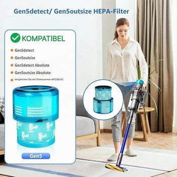 Náhradný filter Dyson Gen5 Detect Absolute Filter Umývateľný HEPA 972352-01