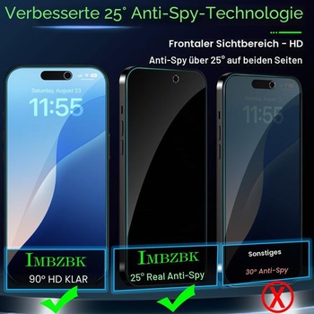 Ochranná fólia z tvrdeného skla IMBZBK pre iPhone 17, inštalácia do auta, s ochranou kamery,