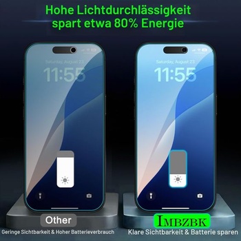 Ochranná fólia z tvrdeného skla IMBZBK pre iPhone 17, inštalácia do auta, s ochranou kamery,