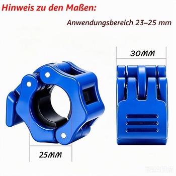 Objímky na činky, 4 kusy, rýchloupínacie pre činky 25 mm, svorky na činky, objímky na činky,
