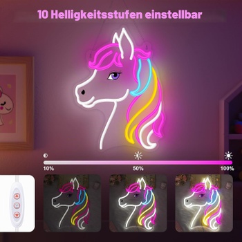 Neónová LED ceduľa OkiyiD Dreamy kôň Farba 9