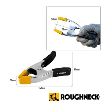 Robustná kovová pružinová svorka Roughneck 50 mm (2 palce)