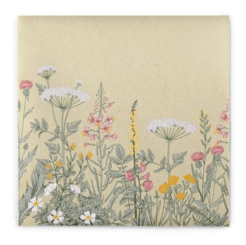Obrúsky Mank Airlaid Spring 40 x 40 cm, ideálny pre catering a oslavy, pripomínajúce látku a savé,