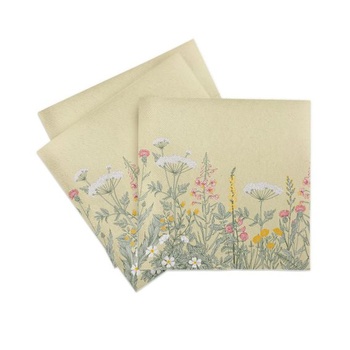 Obrúsky Mank Airlaid Spring 40 x 40 cm, ideálny pre catering a oslavy, pripomínajúce látku a savé,