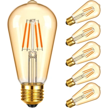 LED žiarovky Hcnew ST58 6 ks